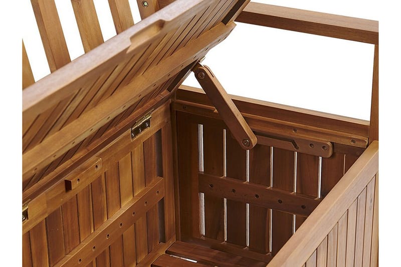 Jaraicejo Havebænk med Opbevaring - Brun - Havemøbler - Havesofaer & bænke - Udendørs bænk & havebænk