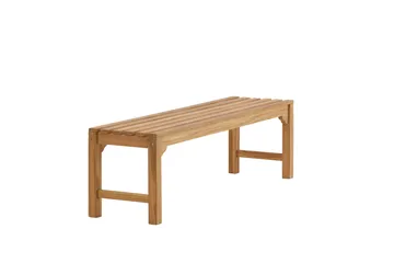 Kenya Bænk 150 cm - Brun - Havemøbler - Havesofaer & bænke - Udendørs bænk & havebænk