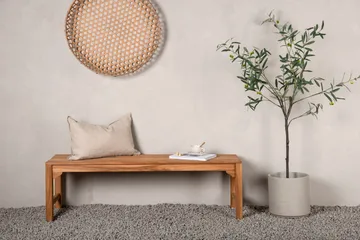 Kenya Bænk 150 cm - Brun - Havemøbler - Havesofaer & bænke - Udendørs bænk & havebænk