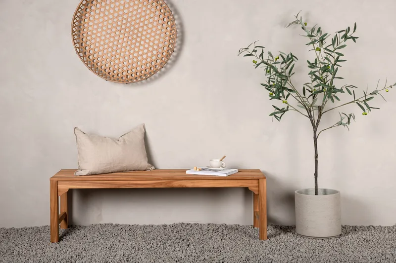 Kenya Bænk 150 cm - Brun - Havemøbler - Havesofaer & bænke - Udendørs bænk & havebænk