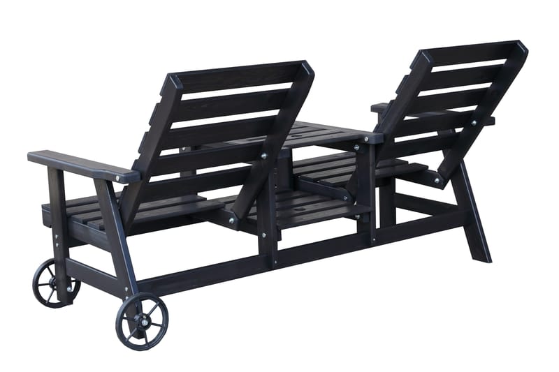 KIngdom Havebænk 177 cm - Mørkeblå - Havemøbler - Havesofaer & bænke - Udendørs bænk & havebænk