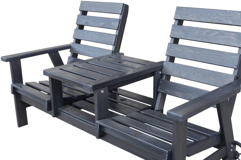 KIngdom Havebænk 177 cm - Mørkeblå - Havemøbler - Havesofaer & bænke - Udendørs bænk & havebænk