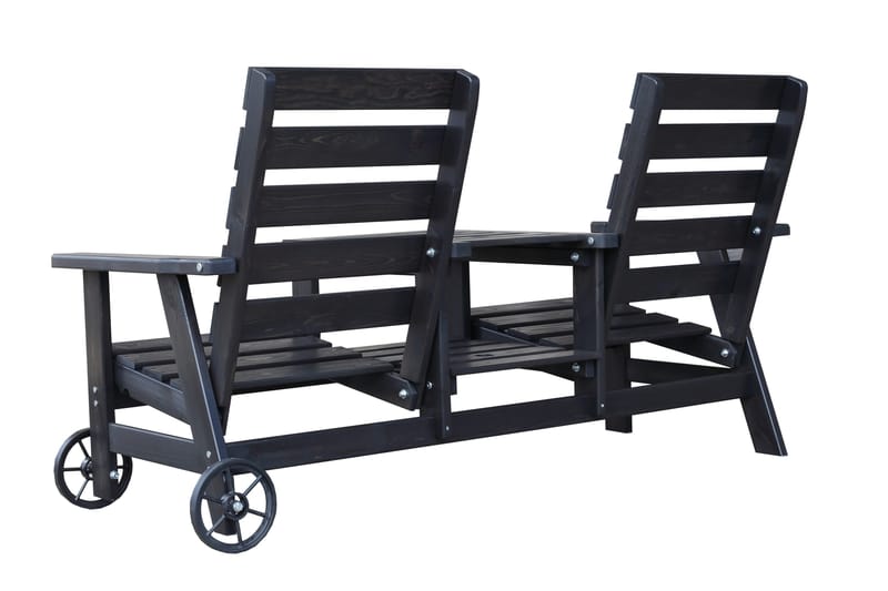 KIngdom Havebænk 177 cm - Mørkeblå - Havemøbler - Havesofaer & bænke - Udendørs bænk & havebænk