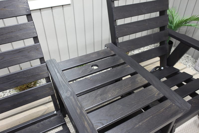 KIngdom Havebænk 177 cm - Mørkeblå - Havemøbler - Havesofaer & bænke - Udendørs bænk & havebænk