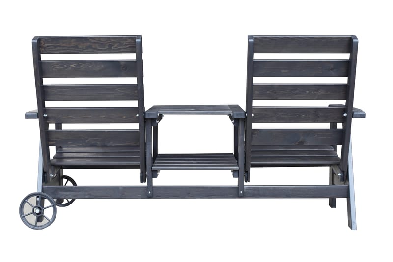 KIngdom Havebænk 177 cm - Mørkeblå - Havemøbler - Havesofaer & bænke - Udendørs bænk & havebænk