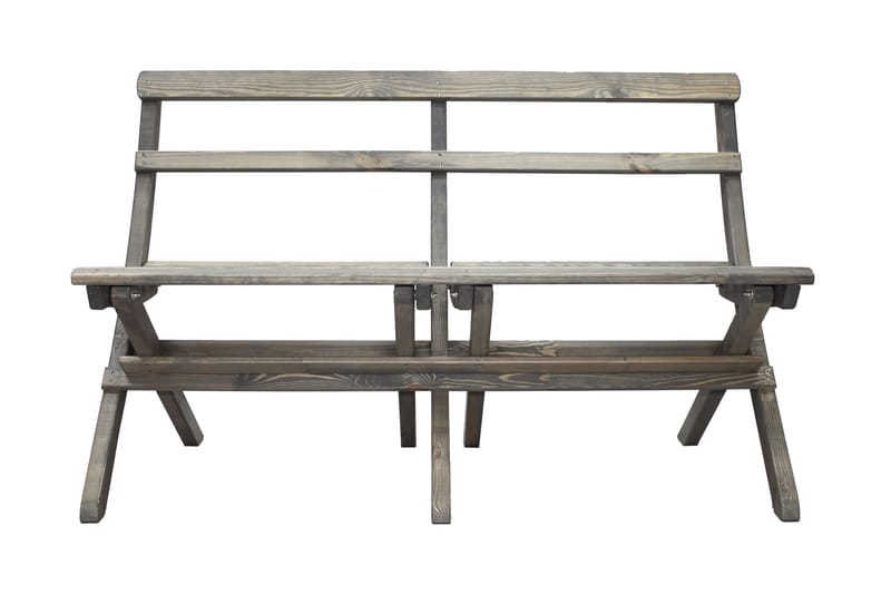 Larios Havebænk 130 cm - Grå - Havemøbler - Havesofaer & bænke - Udendørs bænk & havebænk