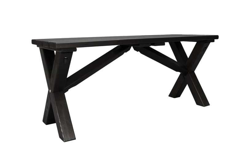 Lietinna Havebænk 100 cm - Mørkeblå - Havemøbler - Havesofaer & bænke - Udendørs bænk & havebænk