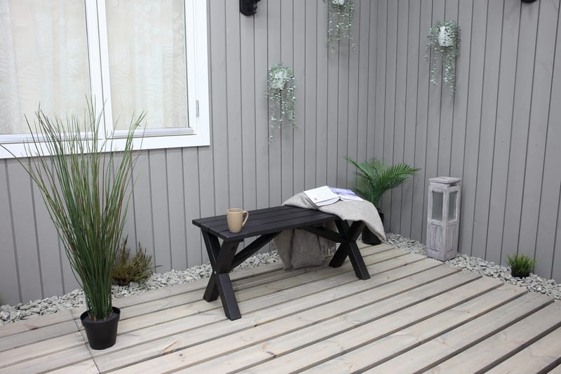 Lietinna Havebænk 100 cm - Mørkeblå - Havemøbler - Havesofaer & bænke - Udendørs bænk & havebænk