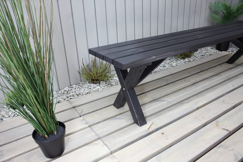 Lietinna Havebænk 180 cm - Mørkeblå - Havemøbler - Havesofaer & bænke - Udendørs bænk & havebænk