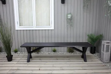 Lietinna Havebænk 180 cm - Mørkeblå - Havemøbler - Havesofaer & bænke - Udendørs bænk & havebænk