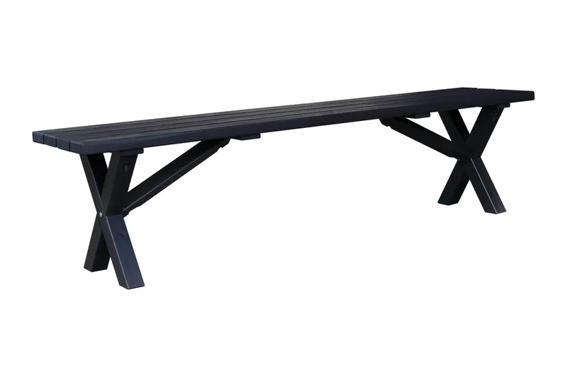 Lietinna Havebænk 180 cm - Mørkeblå - Havemøbler - Havesofaer & bænke - Udendørs bænk & havebænk