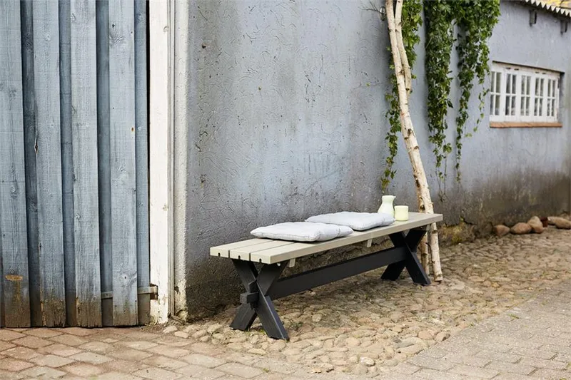 Plankbænk Nostalgi 177x38x44 cm - Havemøbler - Havesofaer & bænke - Udendørs bænk & havebænk