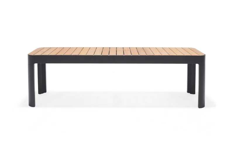 Portals Havebænk 143 cm, Sort/Træ