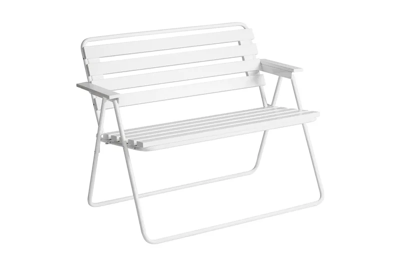 Retro 322 2-Pers. Bænk Hvid, Varax