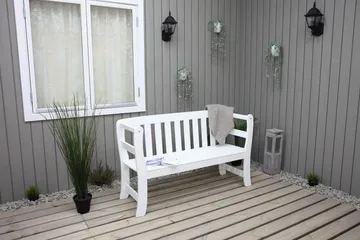 Rosenberg Sofa - Hvid - Havemøbler - Havesofaer & bænke - Udendørs bænk & havebænk