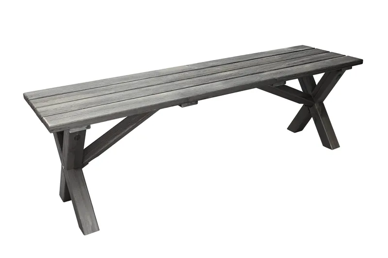 Scottsdale Bænk 140 cm Shabby Chic, undefined