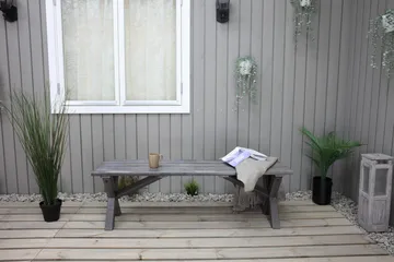 Scottsdale Bænk 140 cm Shabby Chic - Havemøbler - Havesofaer & bænke - Udendørs bænk & havebænk