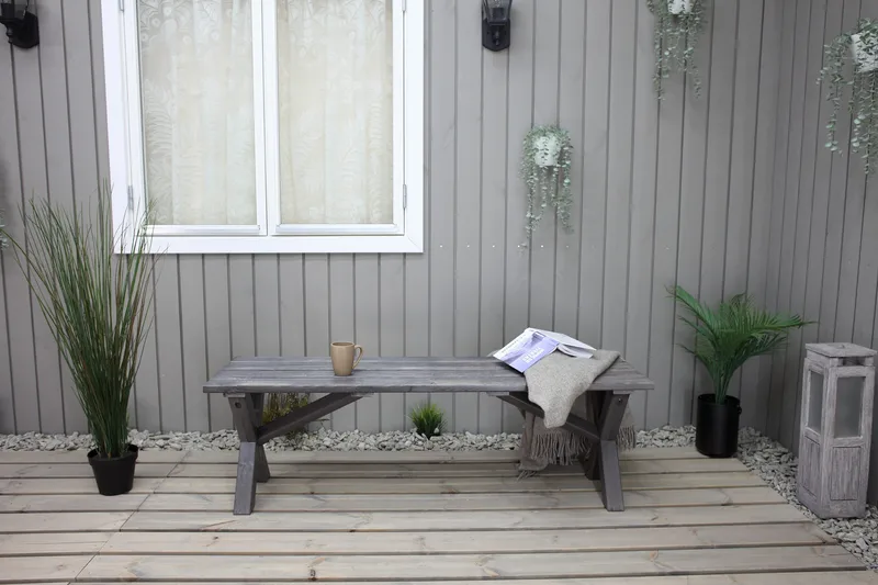 Scottsdale Bænk 140 cm Shabby Chic - Havemøbler - Havesofaer & bænke - Udendørs bænk & havebænk