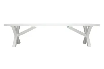Scottsdale Bænk 180 cm - Hvid - Havemøbler - Havesofaer & bænke - Udendørs bænk & havebænk