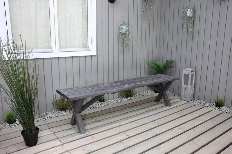 Scottsdale Bænk 180 cm Shabby Chic - Havemøbler - Havesofaer & bænke - Udendørs bænk & havebænk