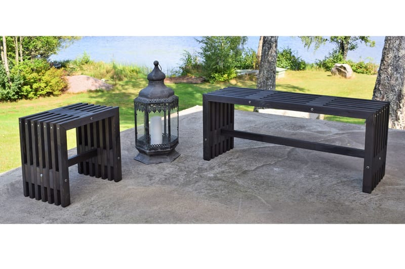 Ulrey bænk - Kulgrå - Havemøbler - Havesofaer & bænke - Udendørs bænk & havebænk