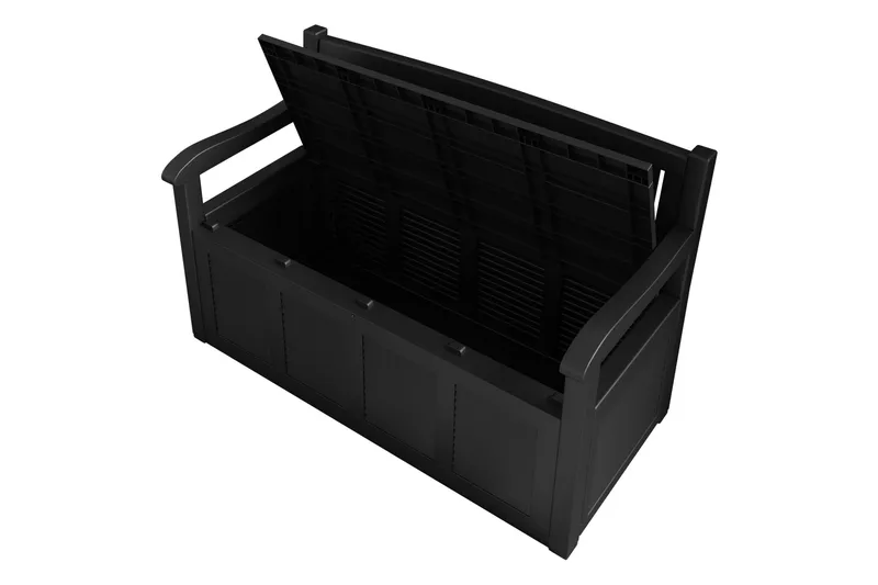 Cliffwyn Udendørsbænk med opbevaring - Grå - Havemøbler - Havesofaer & bænke - Udendørs bænk & havebænk