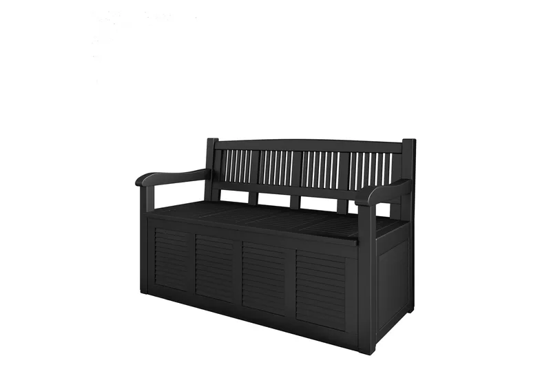 Cliffwyn Udendørsbænk med opbevaring, Grå