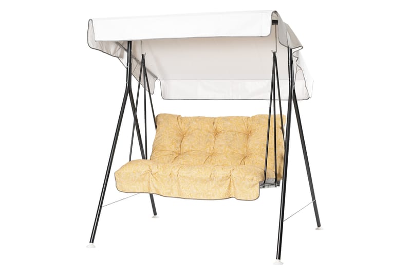 Duetto Komplet Hængekøje 130 cm - Grå/Gul - Havemøbler - Havesofaer & bænke - Hængesofaer