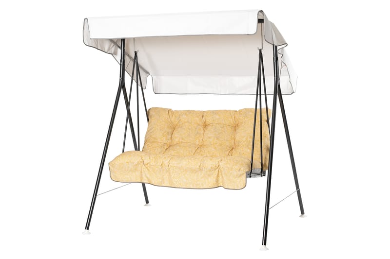Duetto Komplet Hængekøje 130 cm - Grå/Gul - Havemøbler - Havesofaer & bænke - Hængesofaer