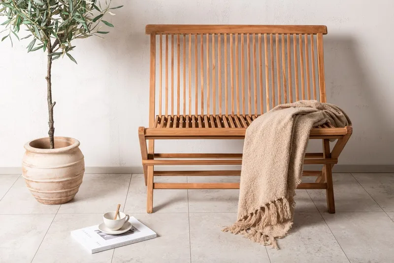 Ghana sofabænk 100 cm udendørs, Natur