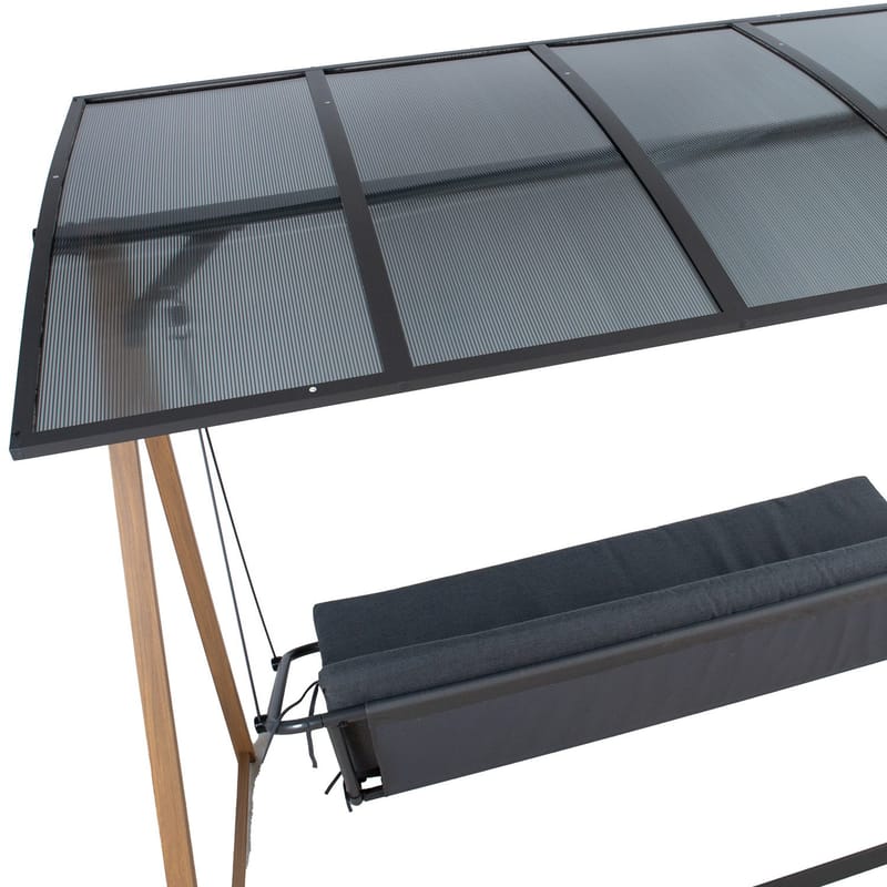 Gyngestol HOME4YOU Herning Grå - Grå - Havemøbler - Havesofaer & bænke - Gyngesofa