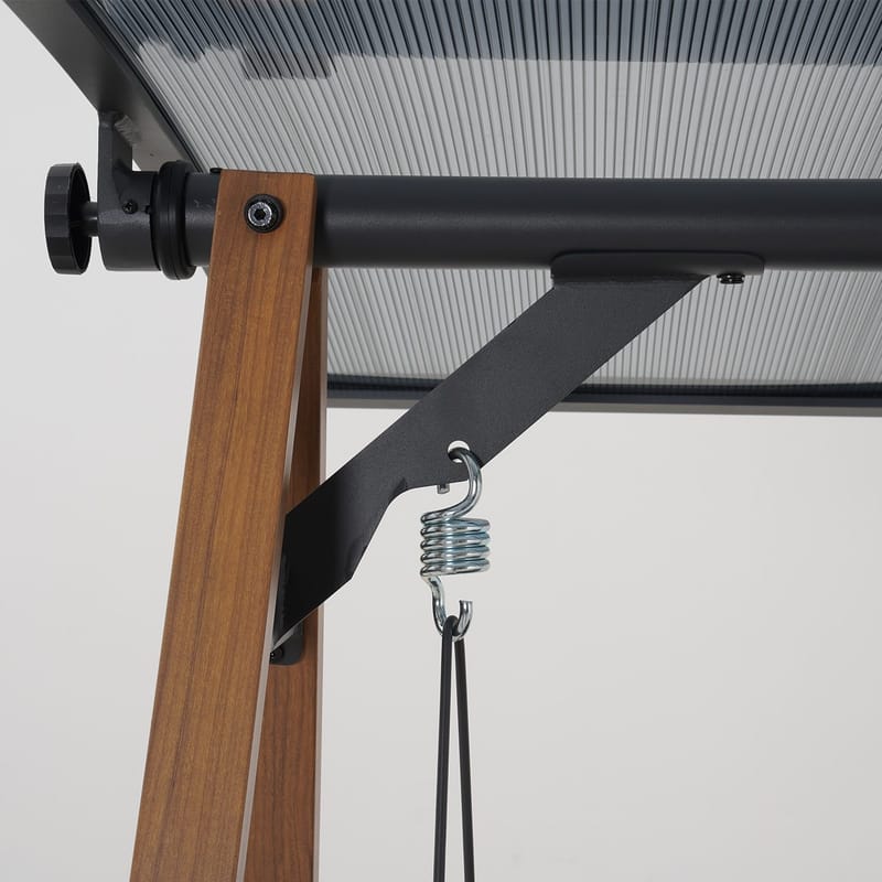 Gyngestol HOME4YOU Herning Grå - Grå - Havemøbler - Havesofaer & bænke - Gyngesofa