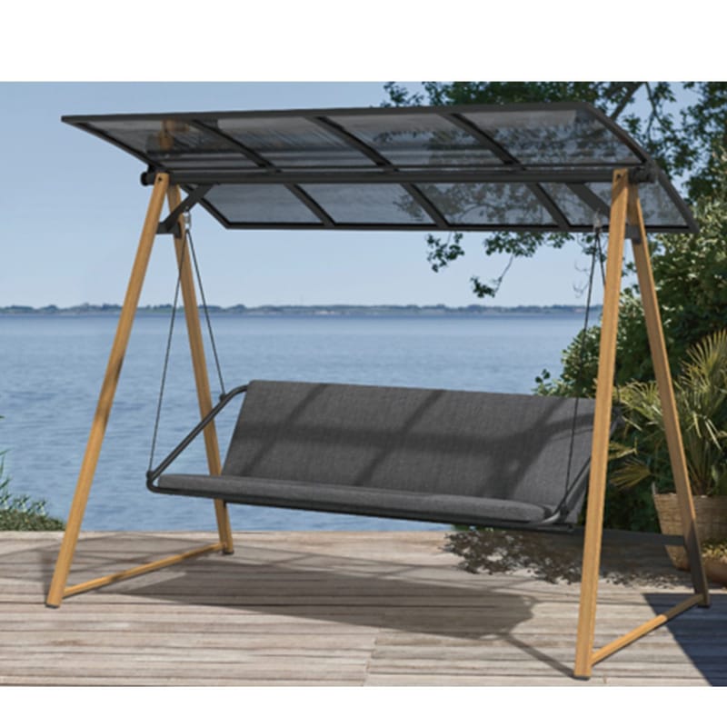 Gyngestol HOME4YOU Herning Grå - Grå - Havemøbler - Havesofaer & bænke - Gyngesofa