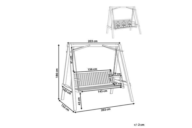 Hængekøje Ficarella - Havemøbler - Havesofaer & bænke - Hængesofaer