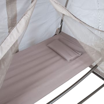 Hængekøje HOME4YOU Sunday med baldakin taupe - Taupe / beige - Havemøbler - Havesofaer & bænke - Hængekøjer