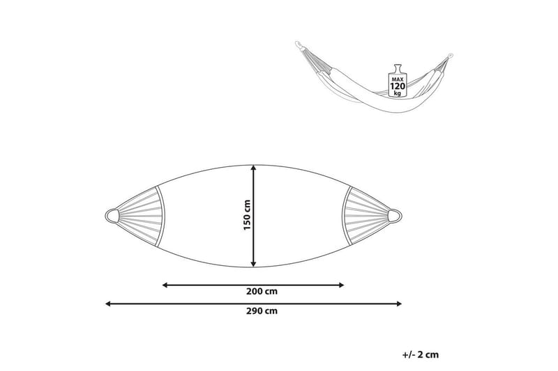 Hængekøje Rocca - Grå - Havemøbler - Havesofaer & bænke - Hængekøjer