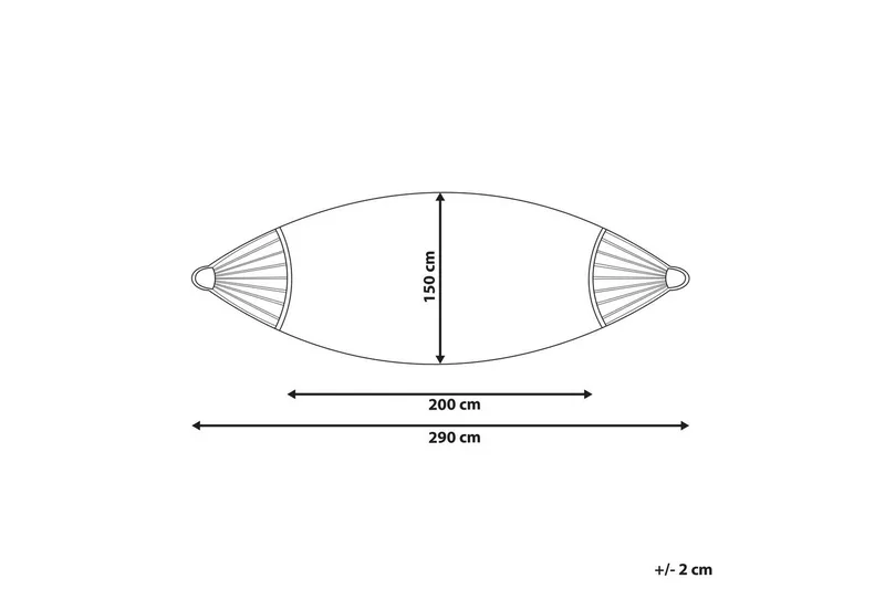 Hængekøje Rocca - Lys grå - Havemøbler - Havesofaer & bænke - Hængekøjer