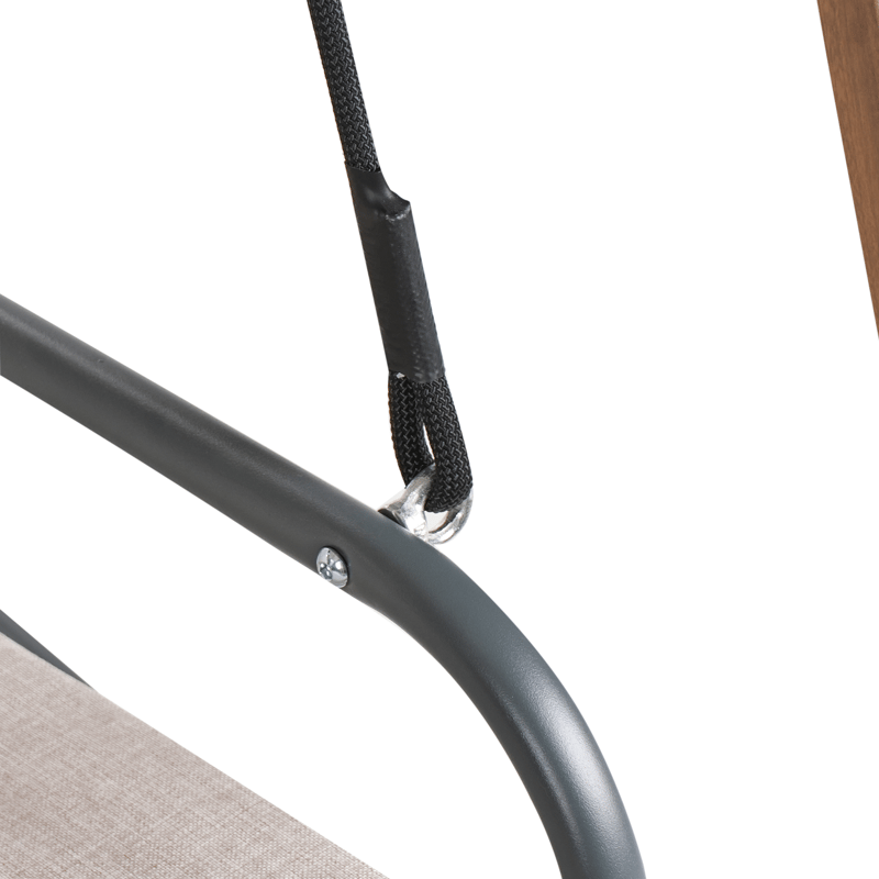 Hængekøje udendørs Bonagia Stål - Beige/Grå/Brun - Havemøbler - Havesofaer & bænke - Hængesofaer