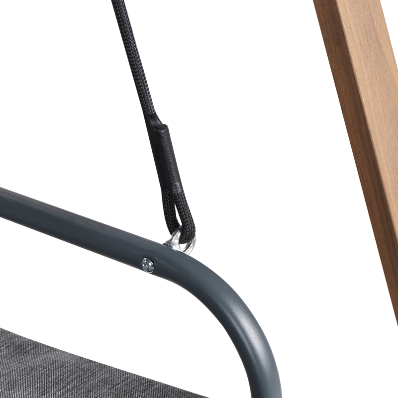 Hængekøje udendørs Bonagia Stål - Grå/Brun - Havemøbler - Havesofaer & bænke - Hængesofaer