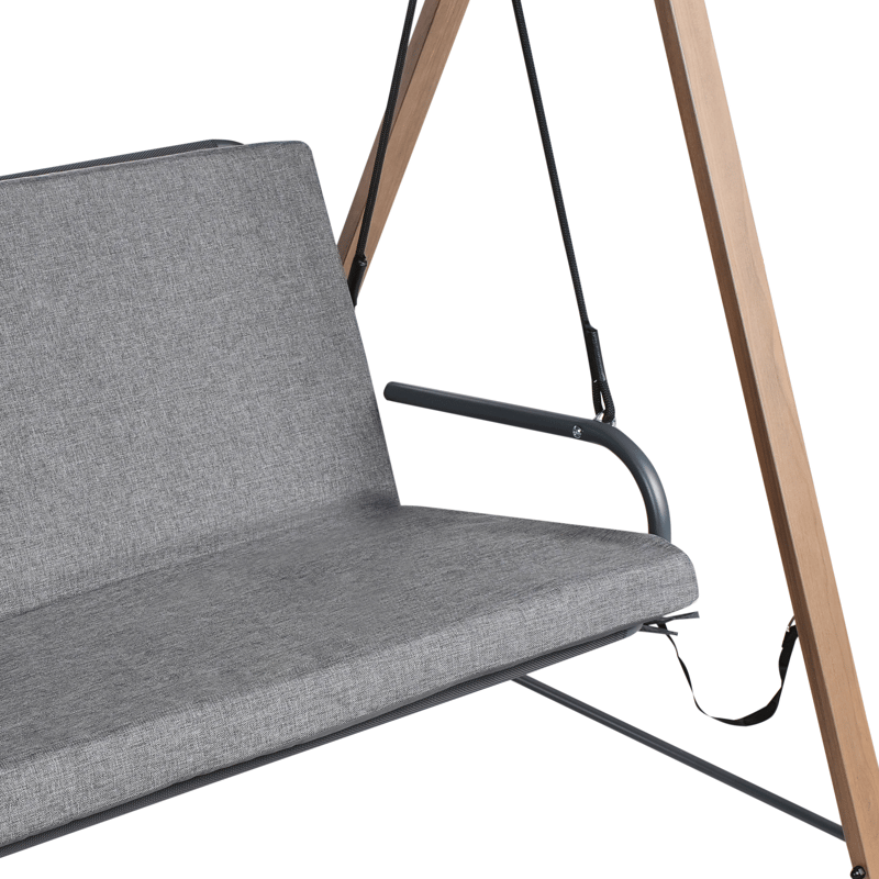 Hængekøje udendørs Bonagia Stål - Grå/Brun - Havemøbler - Havesofaer & bænke - Hængesofaer