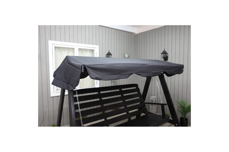 hængekøje Pelle med tag Kaffe - Kaffe sort & sort - Havemøbler - Havesofaer & bænke - Gyngesofa