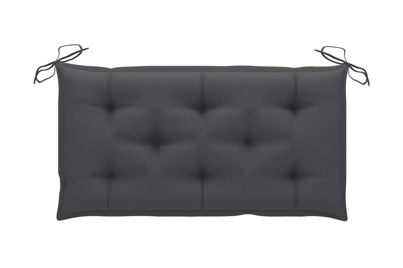 2-personers gyngesofa med palmeblade og hynde 202 cm bambus - Brun - Havemøbler - Havesofaer & bænke - Hængesofaer