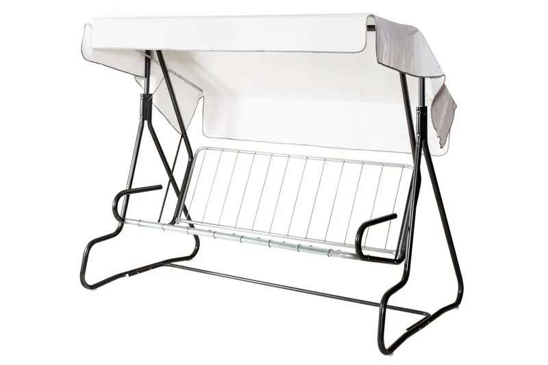 De Grande 3-pers. havesofa, 77B - Grå/Orange - Havemøbler - Havesofaer & bænke - Hængesofaer