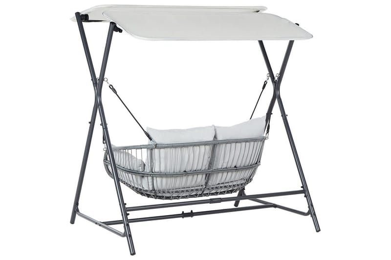 Hængesofa Fiastra - Lys grå - Havemøbler - Havesofaer & bænke - Hængesofaer