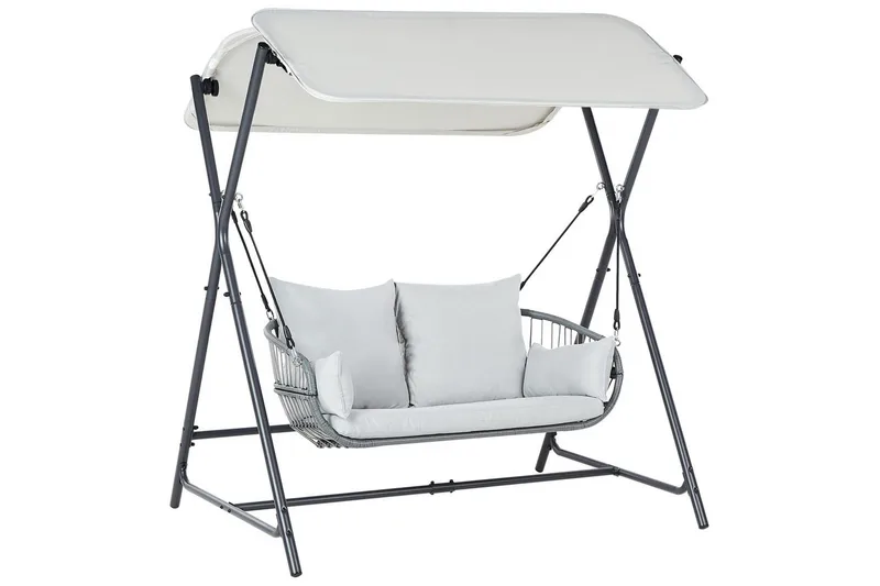 Hængesofa Fiastra - Lys grå - Havemøbler - Havesofaer & bænke - Hængesofaer