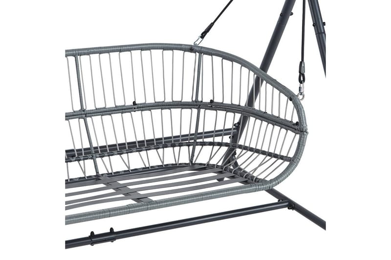 Hængesofa Fiastra - Mørkegrå - Havemøbler - Havesofaer & bænke - Hængesofaer