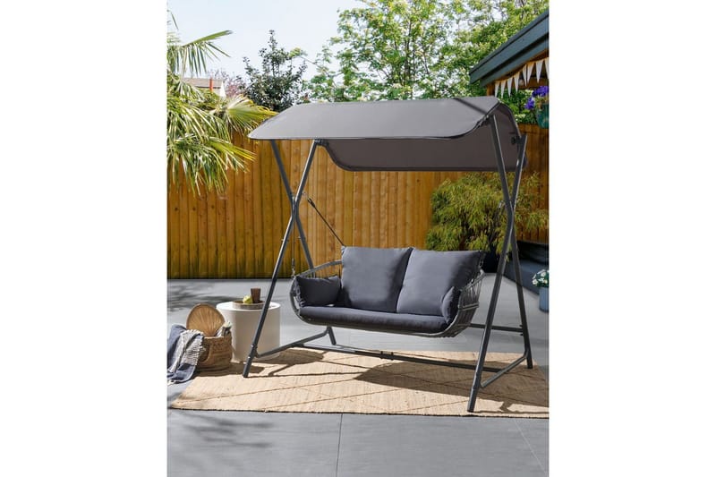 Hængesofa Fiastra - Mørkegrå - Havemøbler - Havesofaer & bænke - Hængesofaer