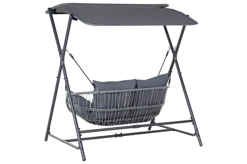Hængesofa Fiastra - Mørkegrå - Havemøbler - Havesofaer & bænke - Hængesofaer