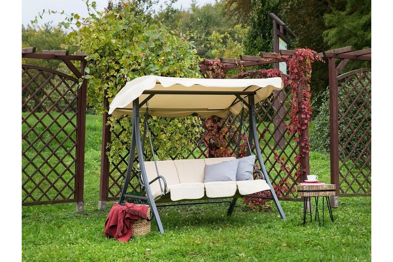 Garbo hængesofa 180 cm, Beige