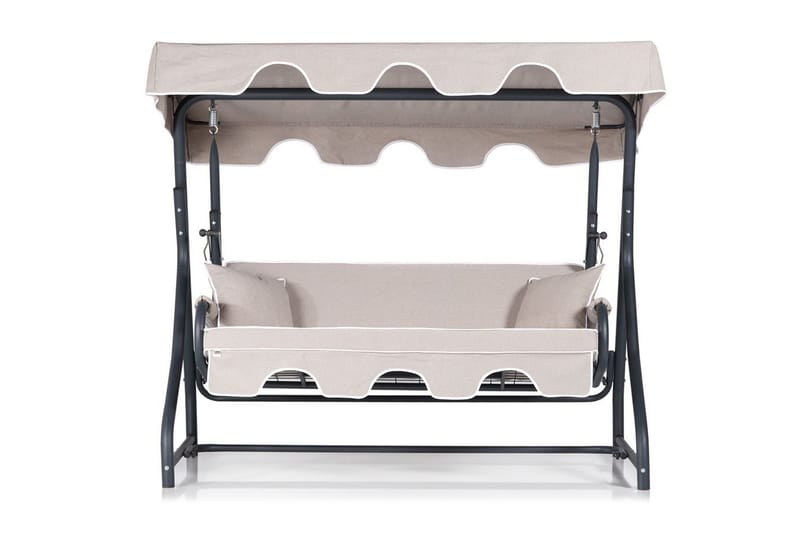 Gowanda 3-Pers. Hængesofa med Tag, Grå